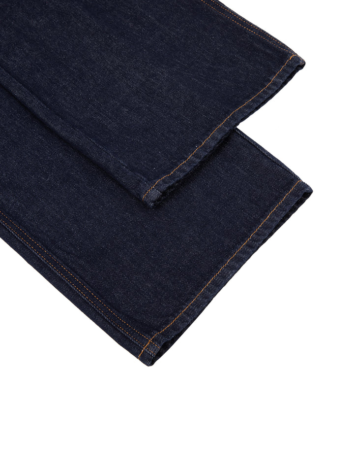 men brand Heavyweight Straight Leg Denim Jeans
