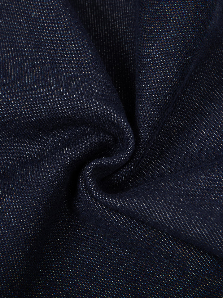 men brand Heavyweight Straight Leg Denim Jeans