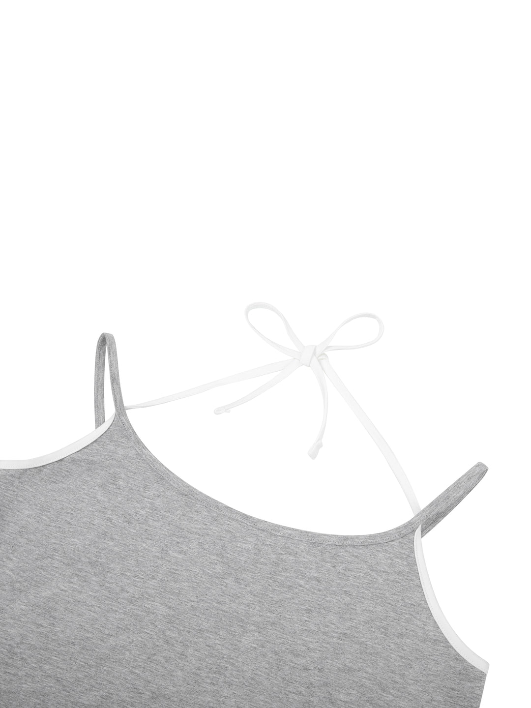 Contrast TANKTOP Binding Halter Tank Top