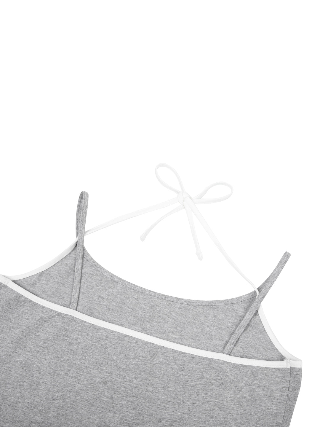 Contrast TANKTOP Binding Halter Tank Top