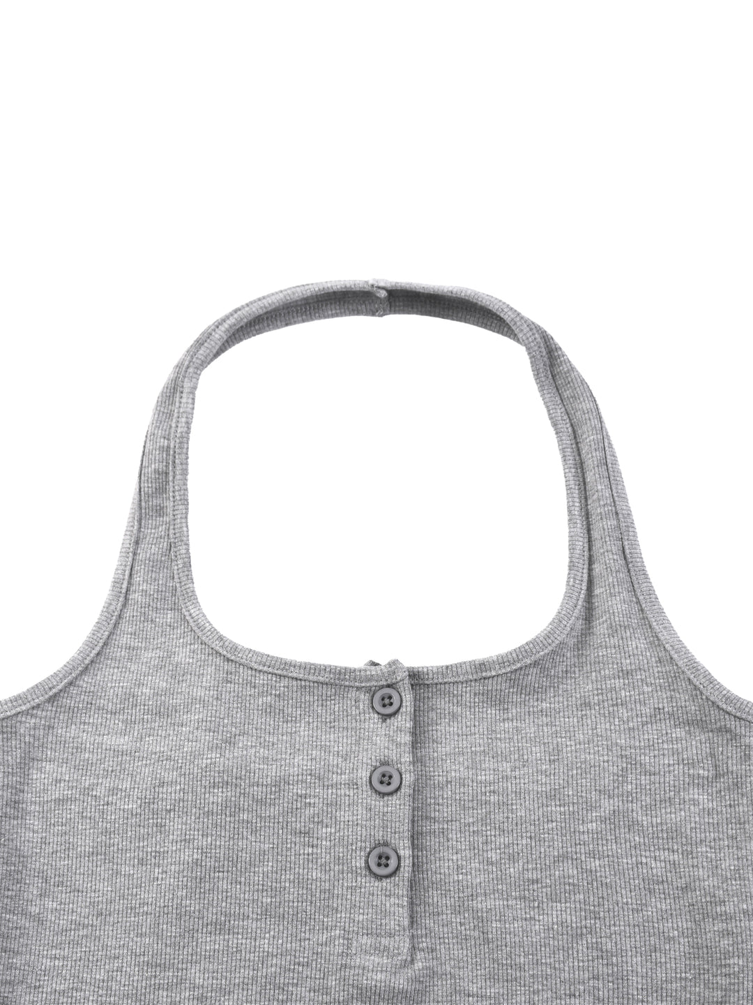 Women TANKTOP  Ribbed Henley Tank Top