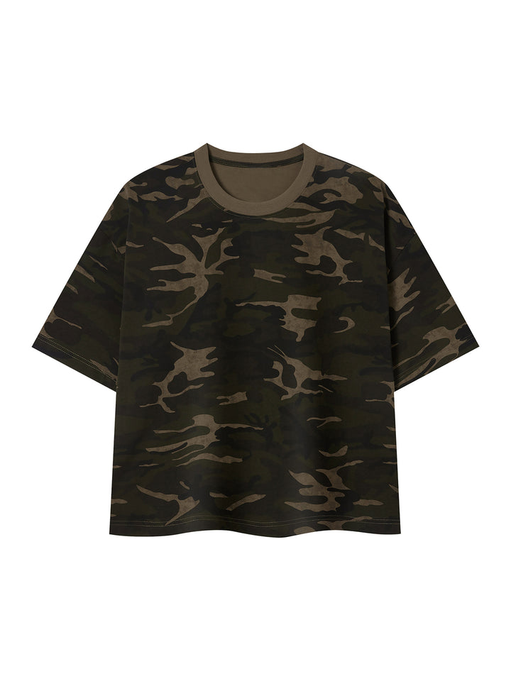 men brand Unisex Camo Boxy T-Shirt