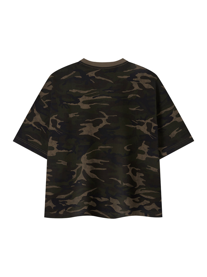 men brand Unisex Camo Boxy T-Shirt