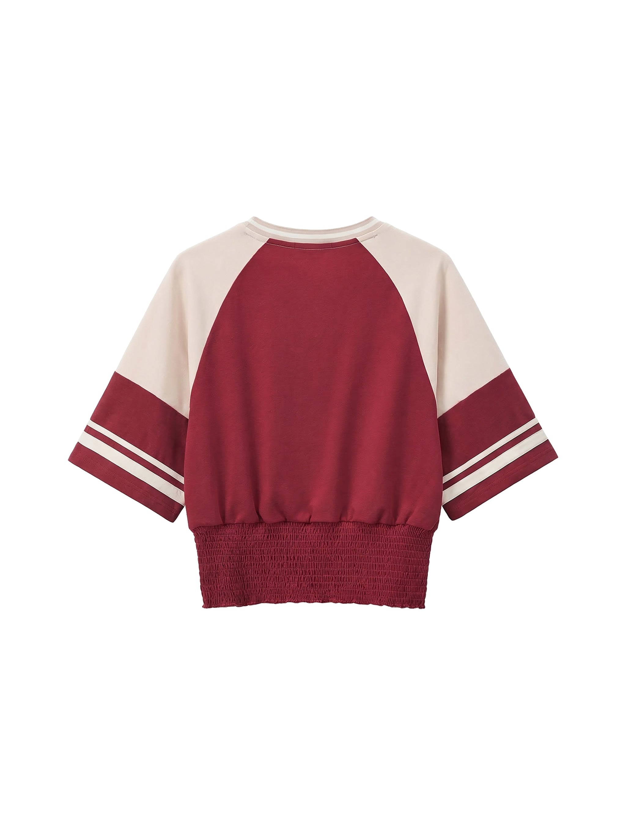 Women's brand  Color Block Ruched T-Shirt