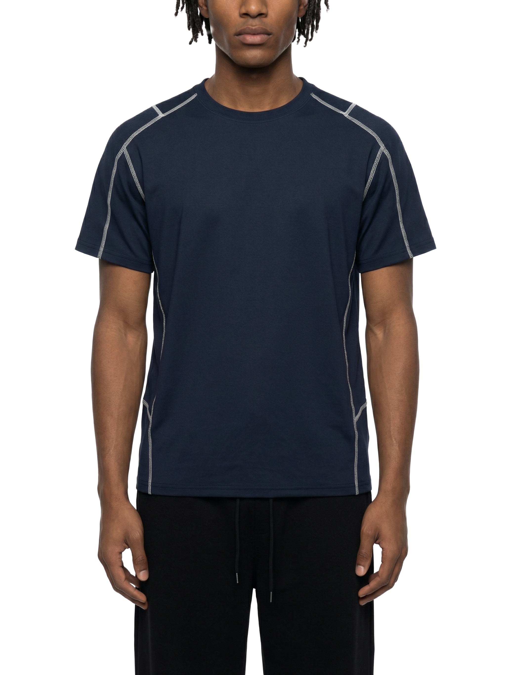 men brand Unisex Contrast Stitch  Regular Fit T-Shirt