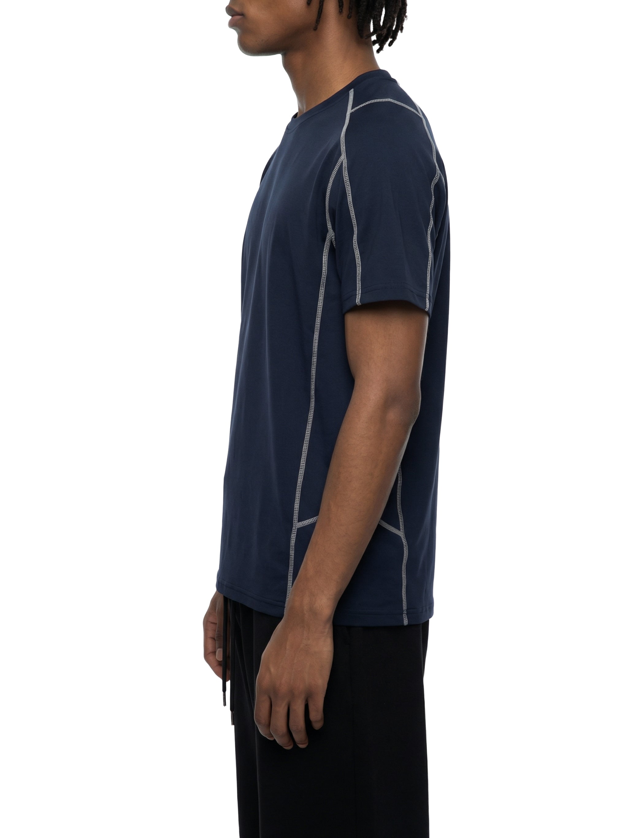 men brand Unisex Contrast Stitch  Regular Fit T-Shirt
