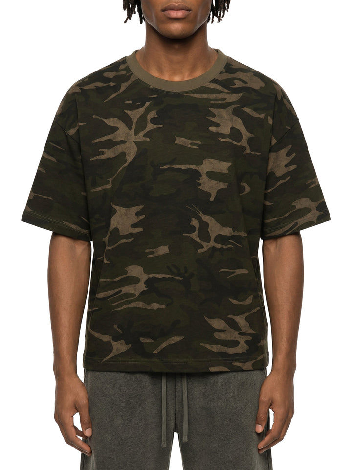 men brand Unisex Camo Boxy T-Shirt