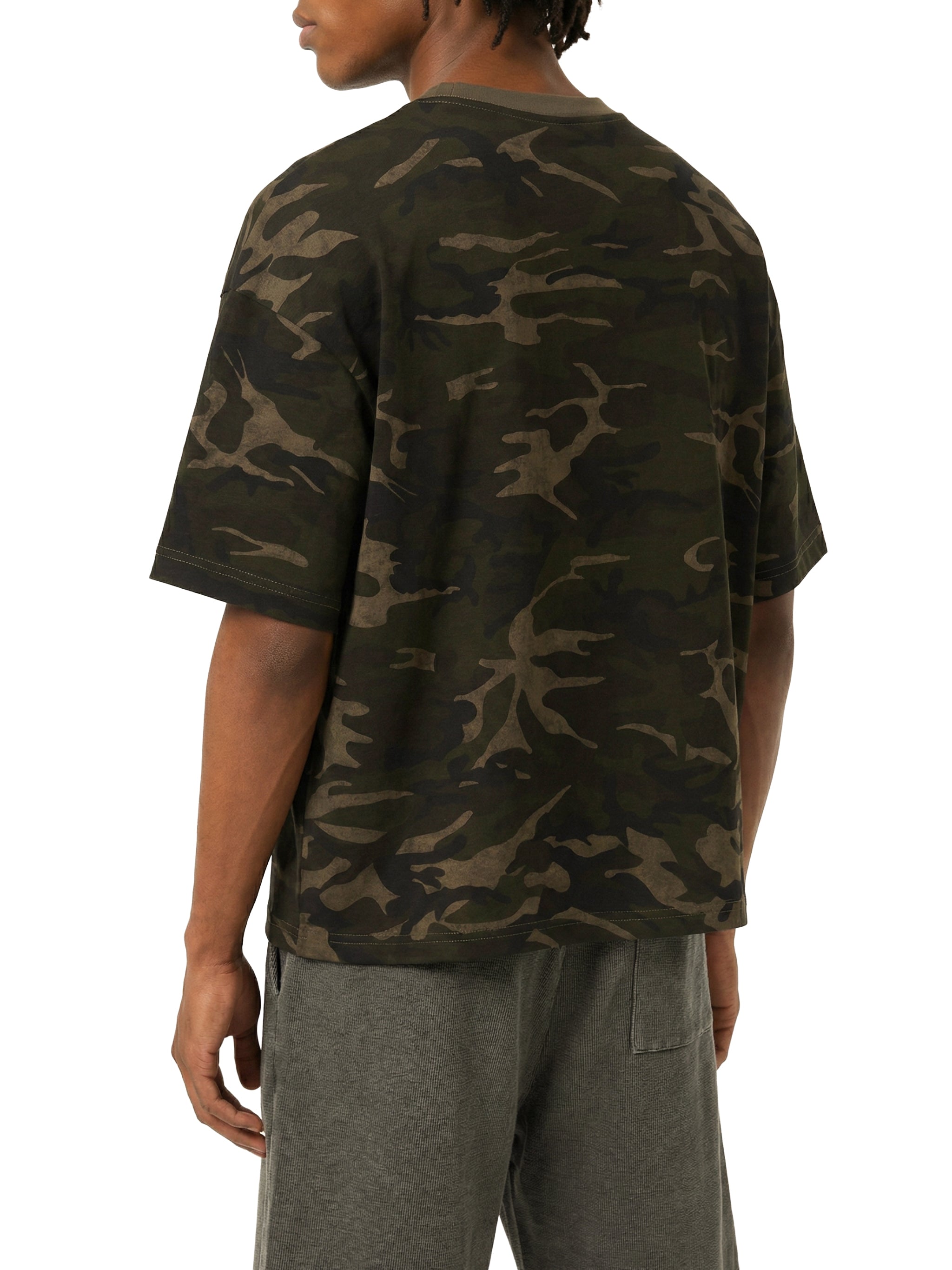 men brand Unisex Camo Boxy T-Shirt