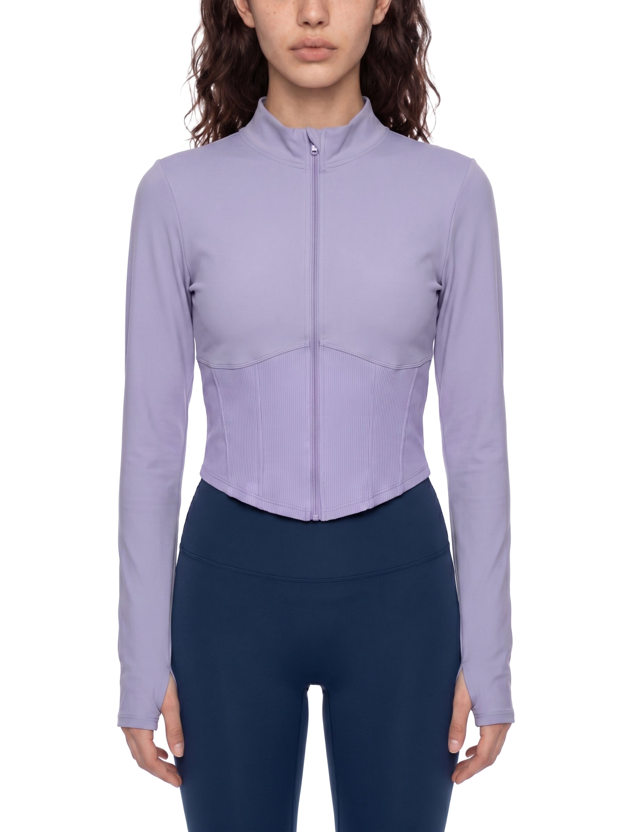 Women's  brand Slim Fit Full-Zip Yoga Jacket