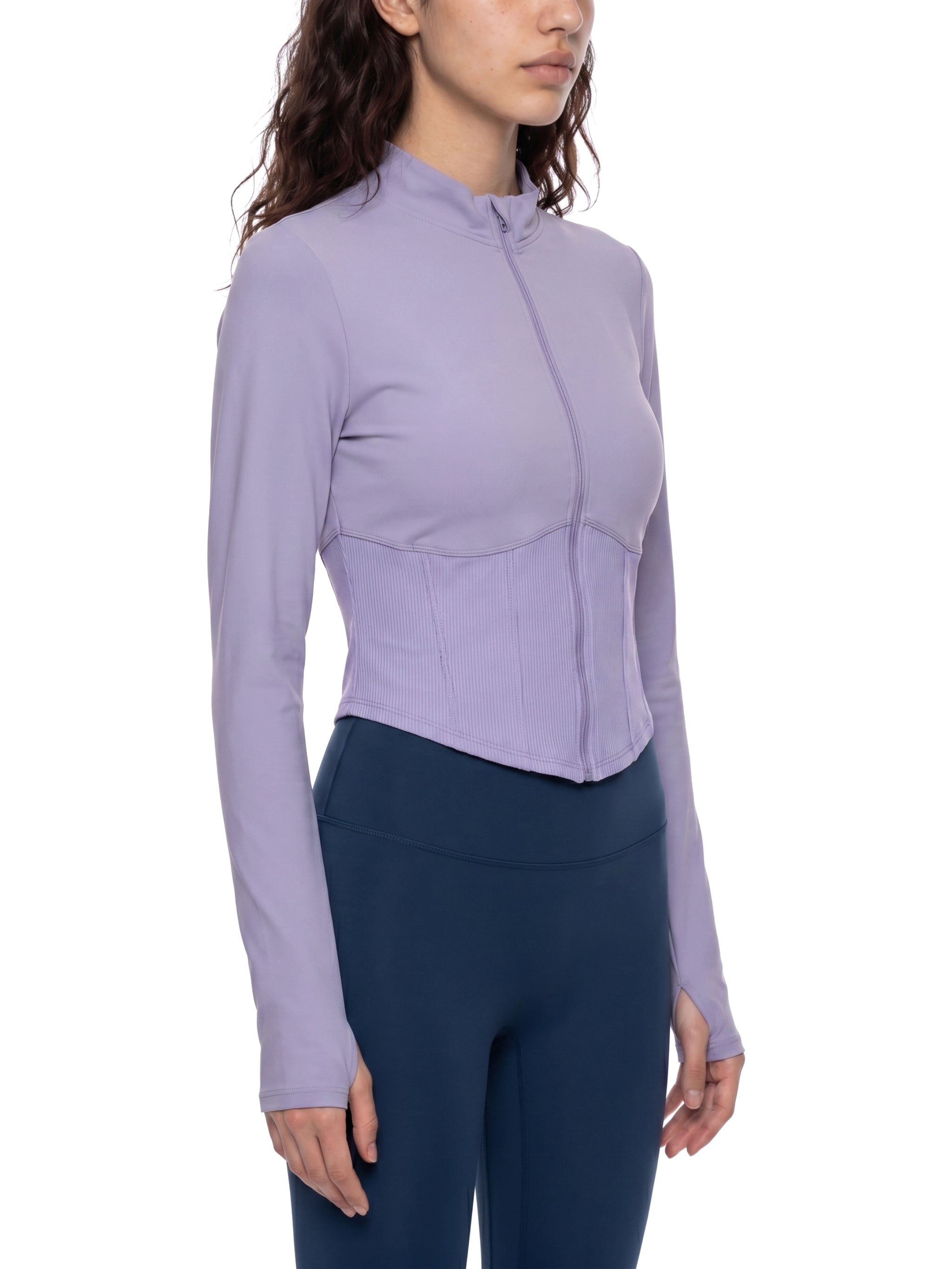 Women's  brand Slim Fit Full-Zip Yoga Jacket