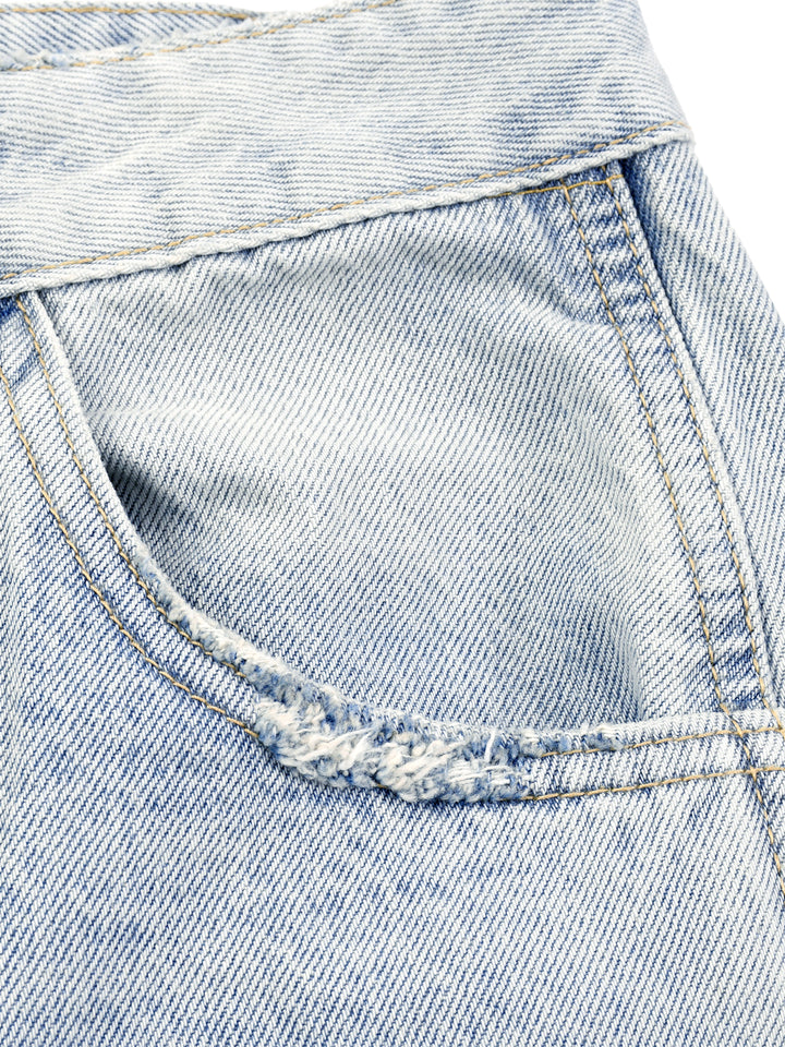 men brand  Vintage Wash Sunfade Barrel Leg Jeans