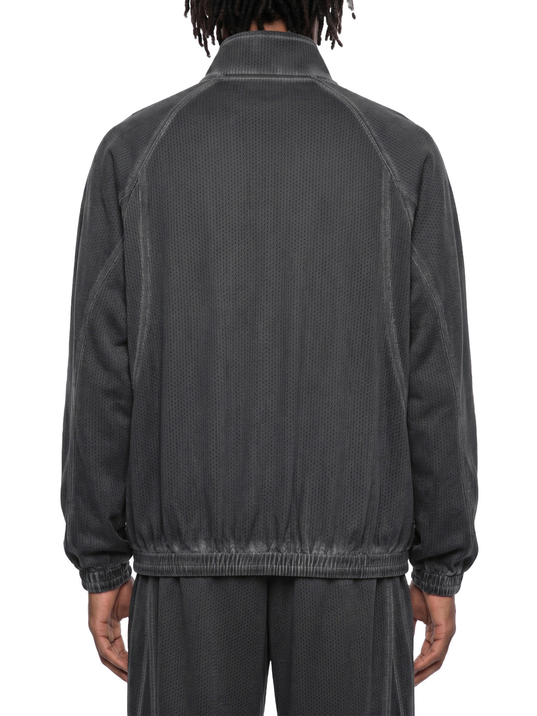 MEN HODDIES  Vintage Wash Full Zip Mesh Jacket