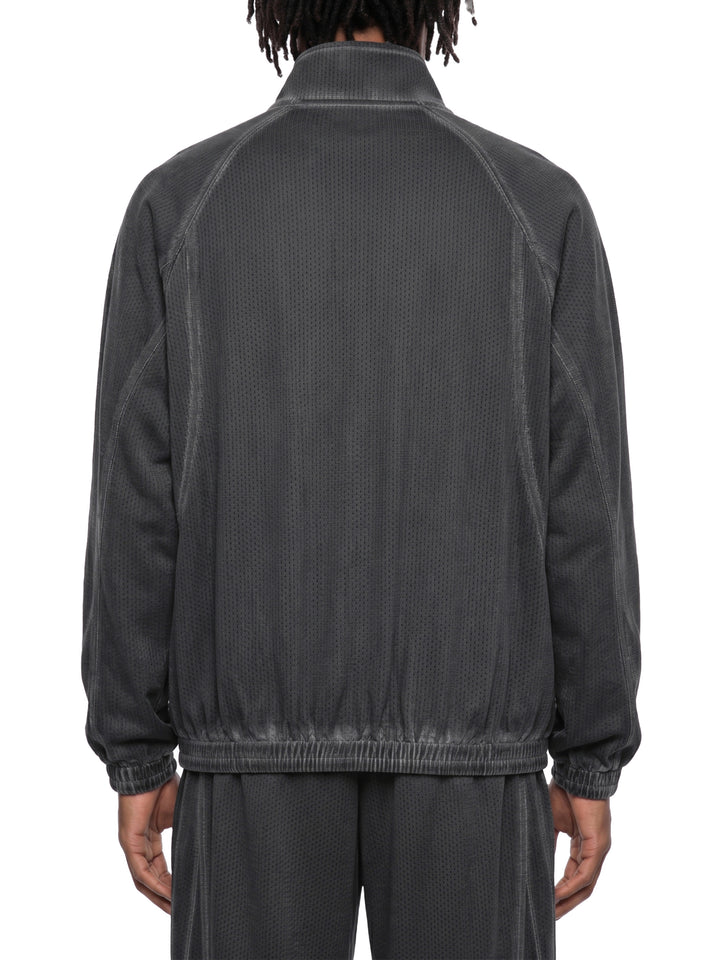 MEN HODDIES  Vintage Wash Full Zip Mesh Jacket