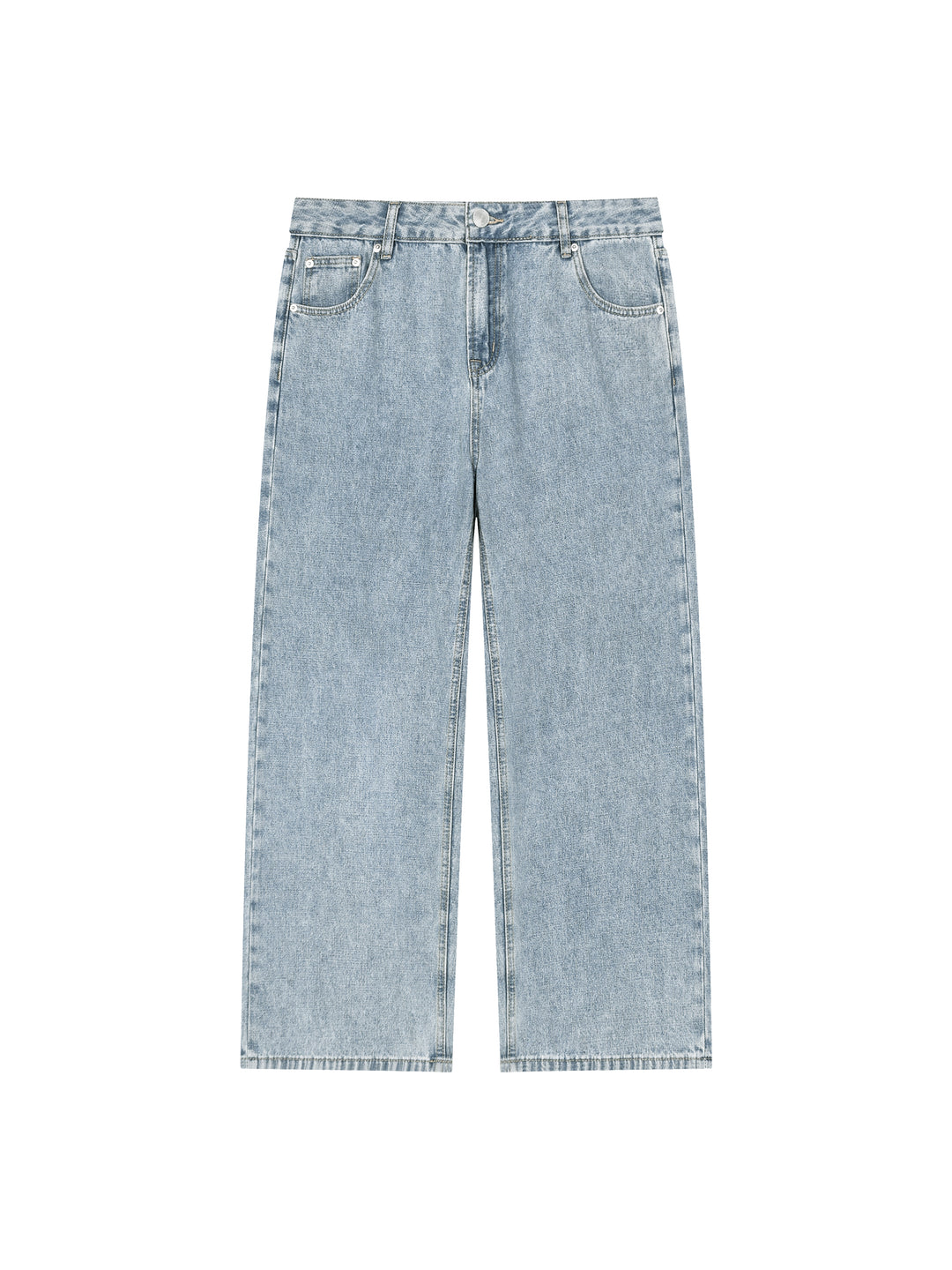 men brand Vintage Wash Straight Leg Jeans