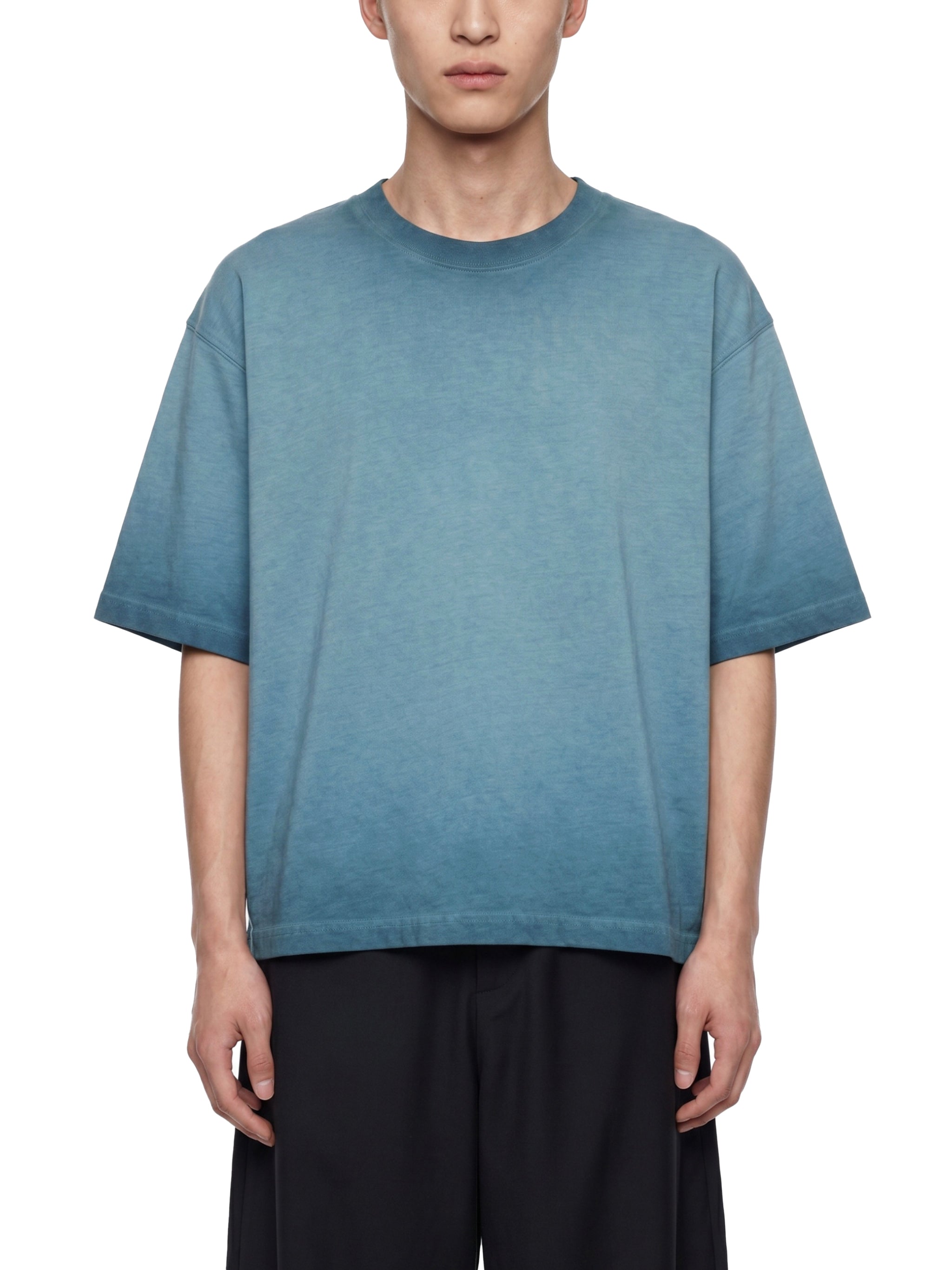 men brand Unisex Reverse Dyed Boxy T-Shirt