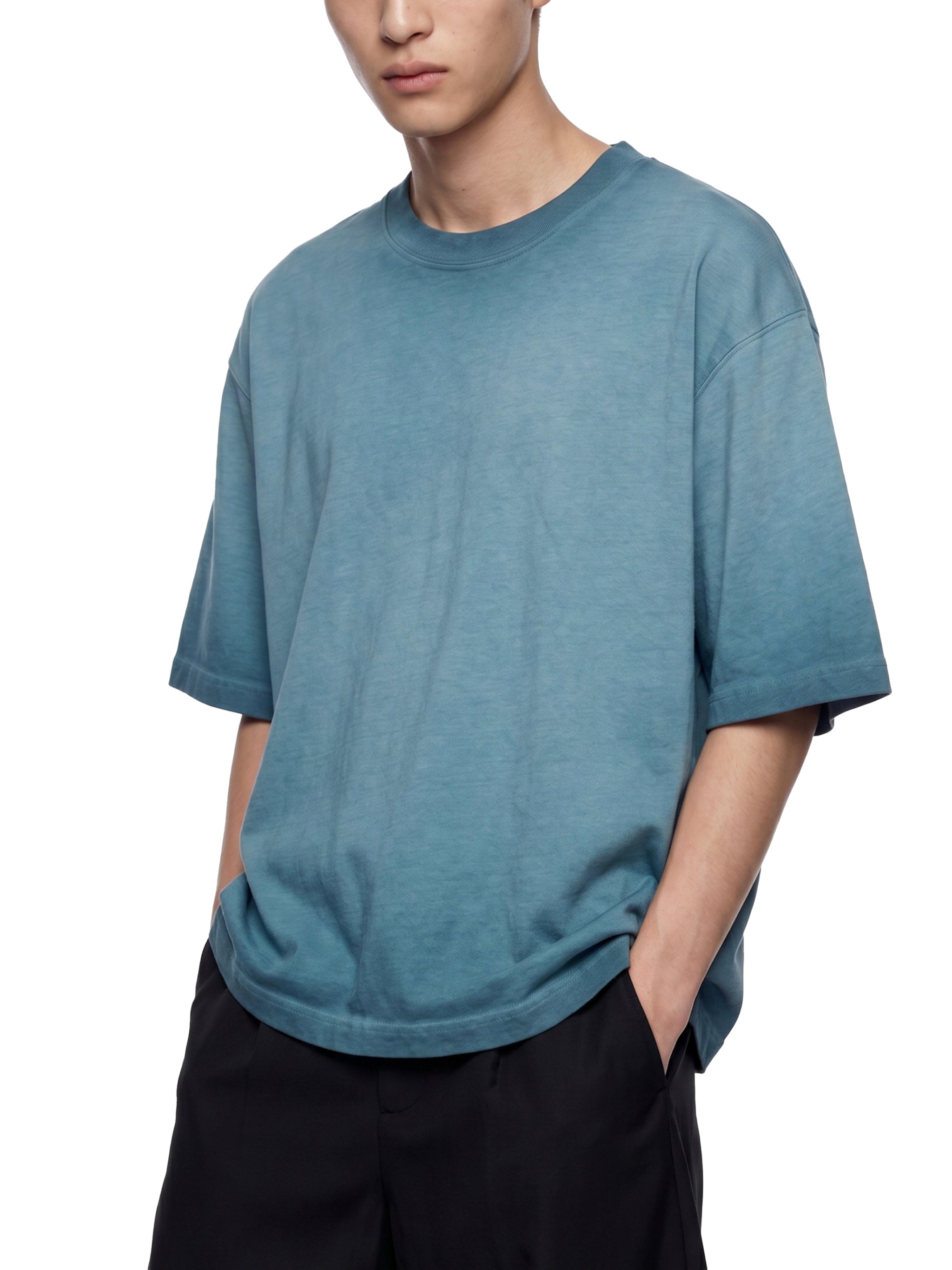 men brand Unisex Reverse Dyed Boxy T-Shirt