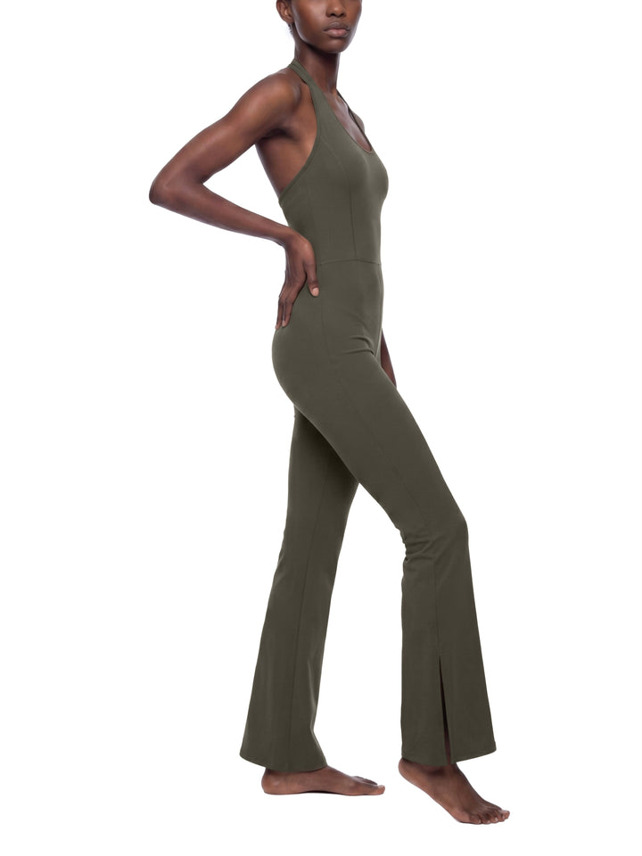 Women’s one piece Halter Flared Jumpsuit