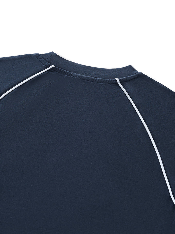 Women’ t shirts Raglan Ribbed T-Shirt