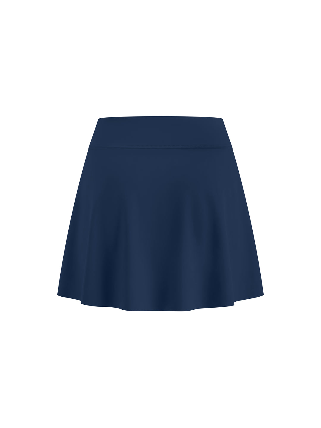 Women SKIRT A-Line Contrast Panel Slit Skirt