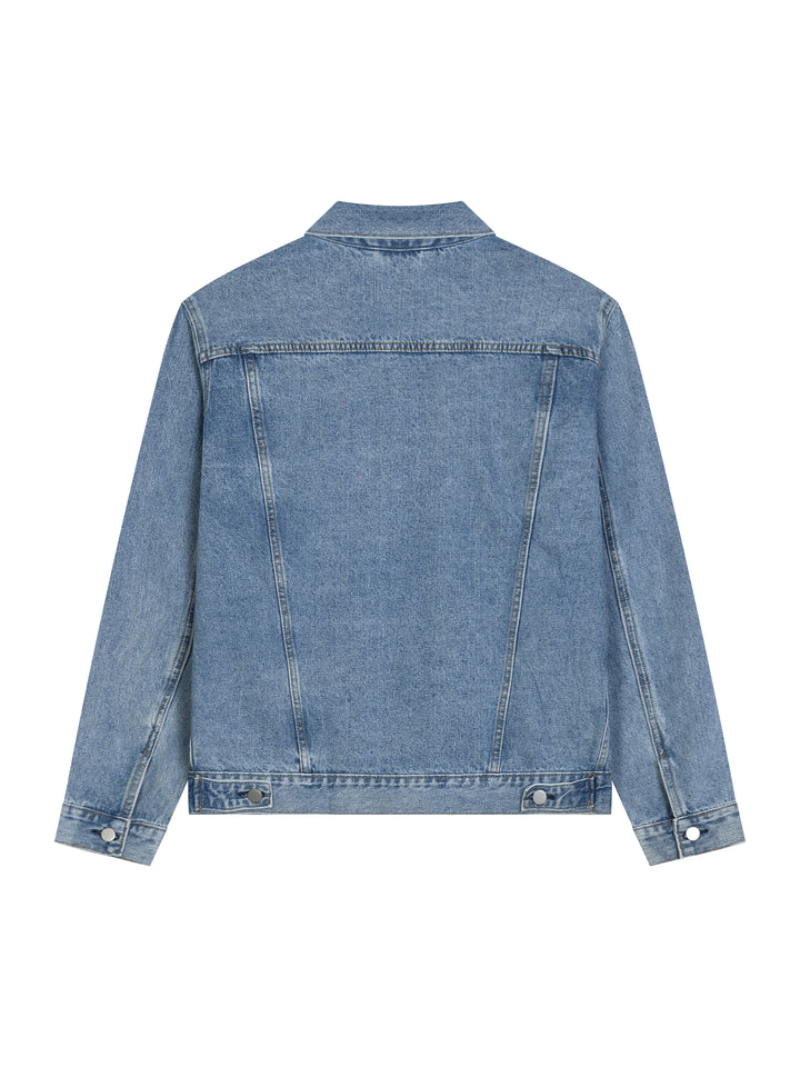 MEN jacket coat Unisex Vintage Wash Denim Jacket