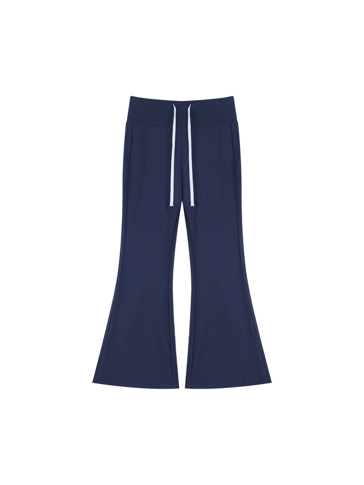Women PENT  Drawstring Flared Leg Pants
