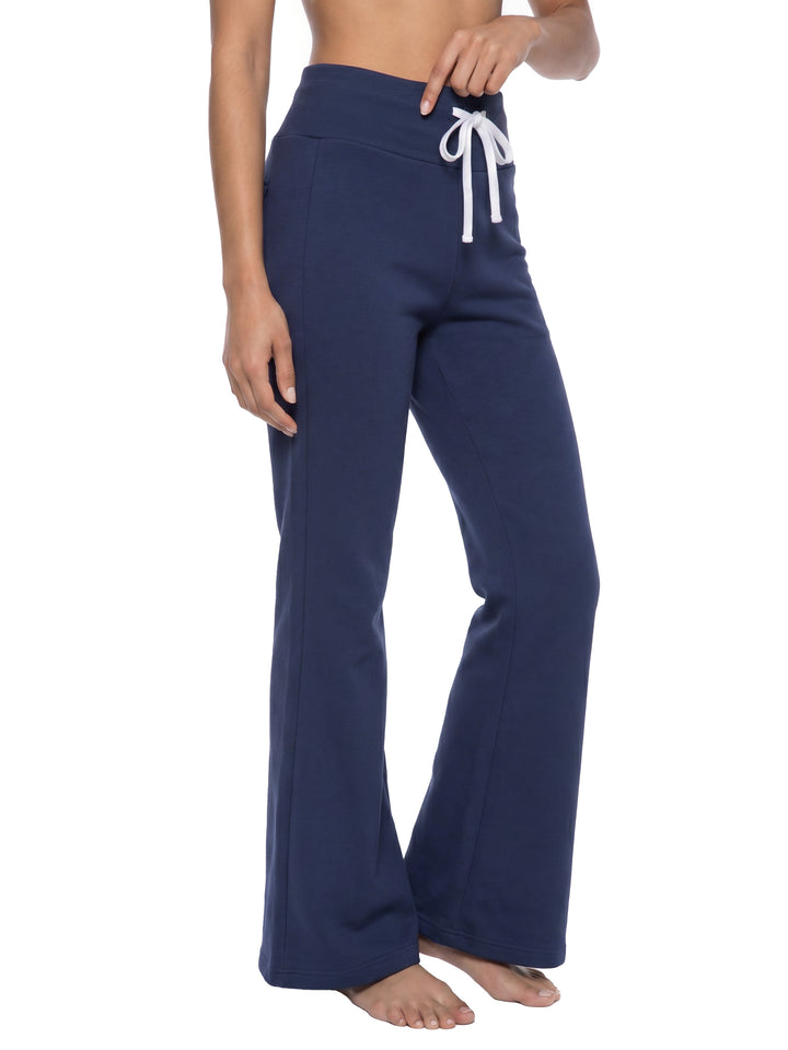 Women PENT  Drawstring Flared Leg Pants
