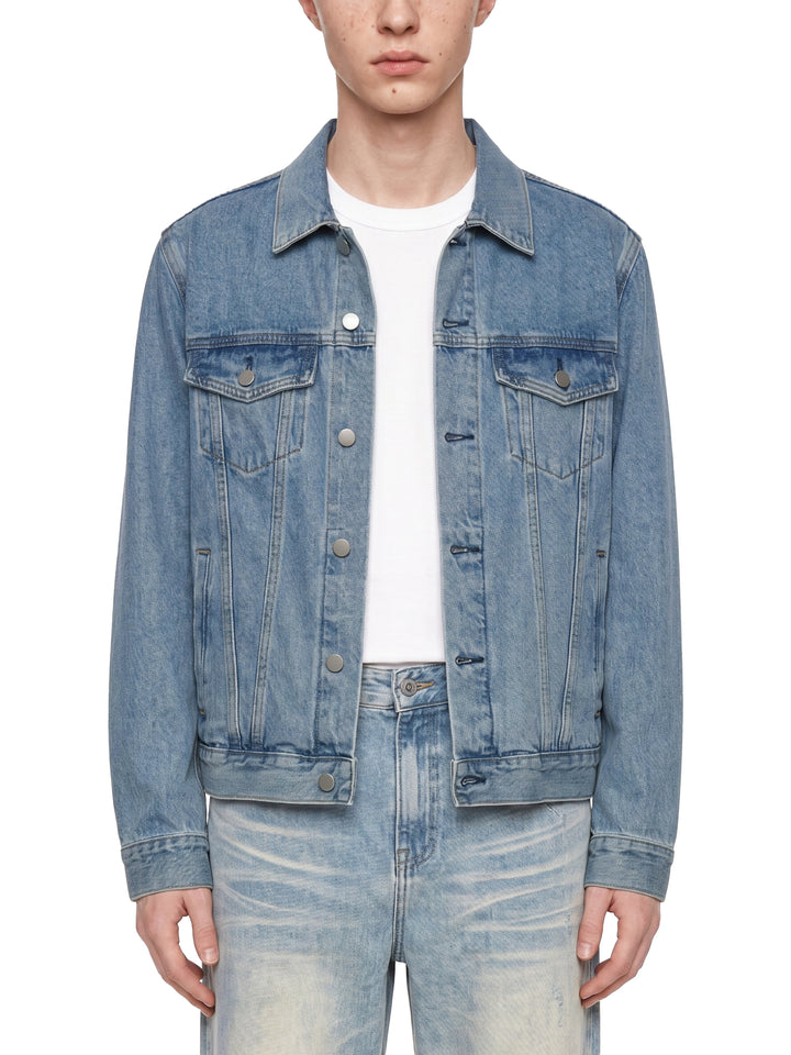 MEN jacket coat Unisex Vintage Wash Denim Jacket