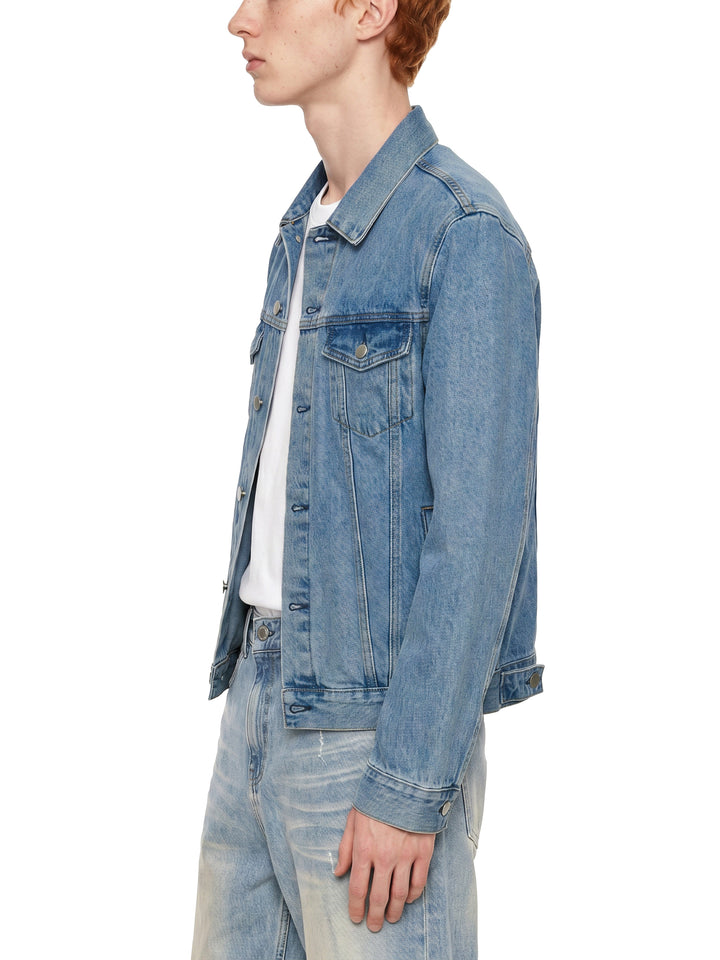 MEN jacket coat Unisex Vintage Wash Denim Jacket