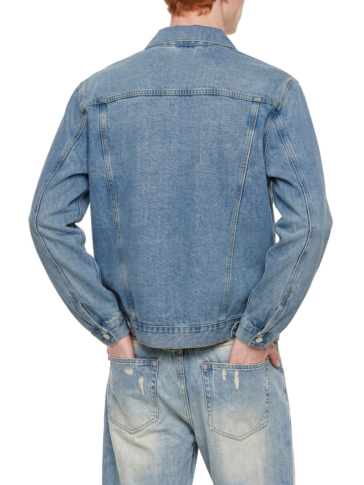 MEN jacket coat Unisex Vintage Wash Denim Jacket