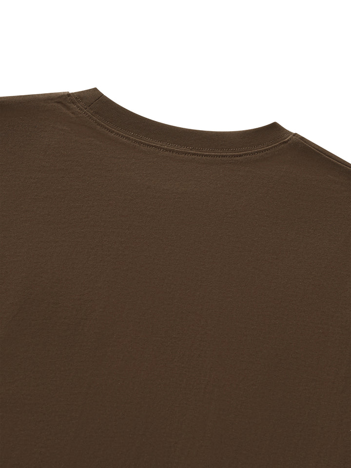 Women’s t shirts Crop Bubble Hem T-Shirt