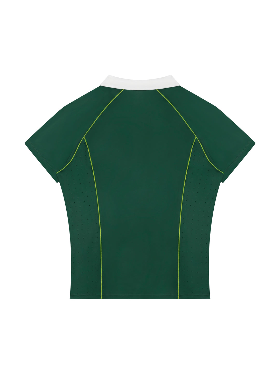 Women’s gym wear Slim Fit Quarter-Zip Polo Shirt