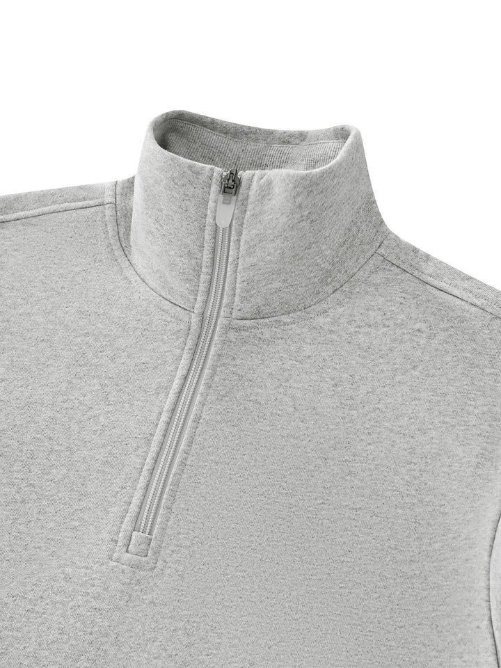 Women HODDIES Mock-Neck Quarter-Zip Sweatshirt