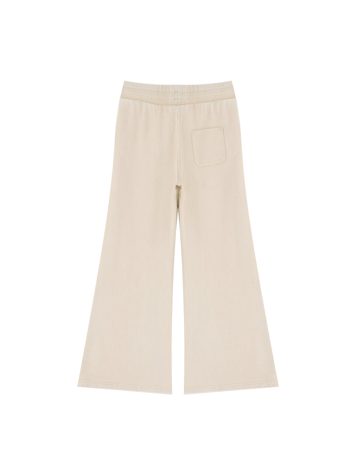 Women PENT  Mineral Wash Flared Leg Sweatpants
