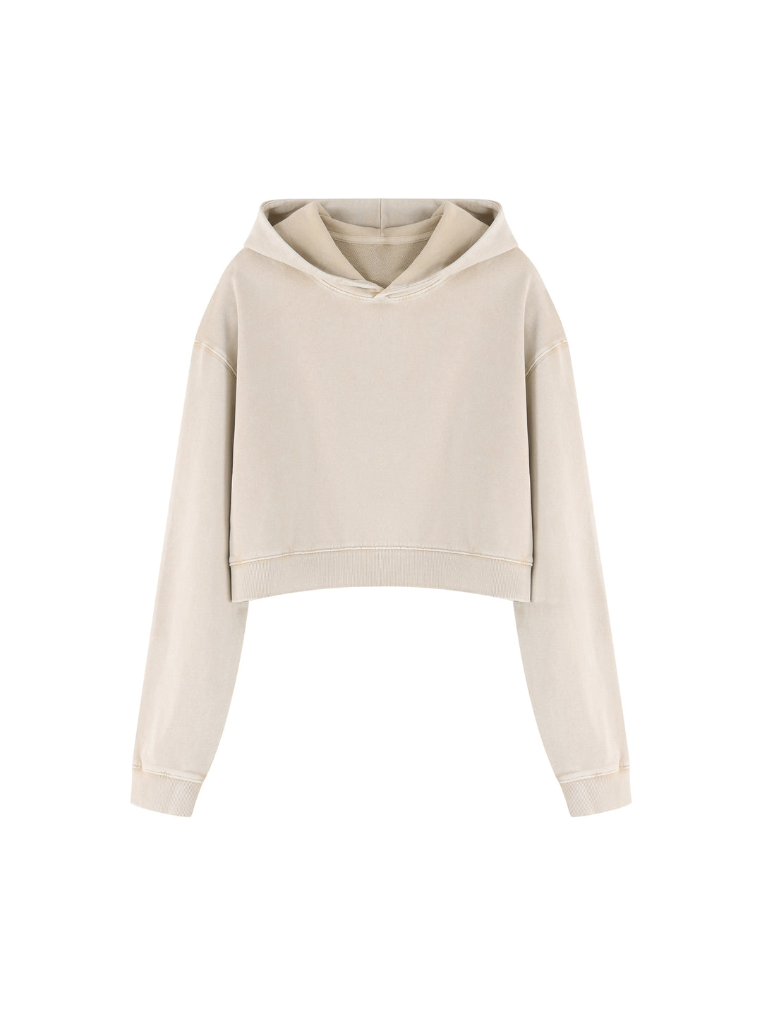 Women HODDIES  Mineral Washed Crop Hoodie