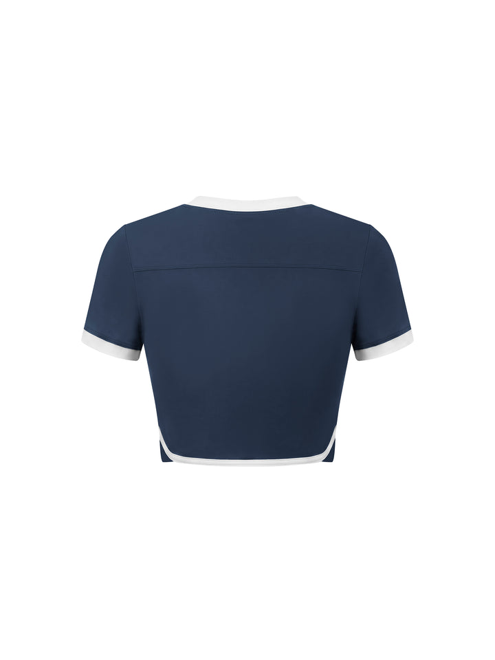 Women’s gym wear Color Block Performance T-Shirt