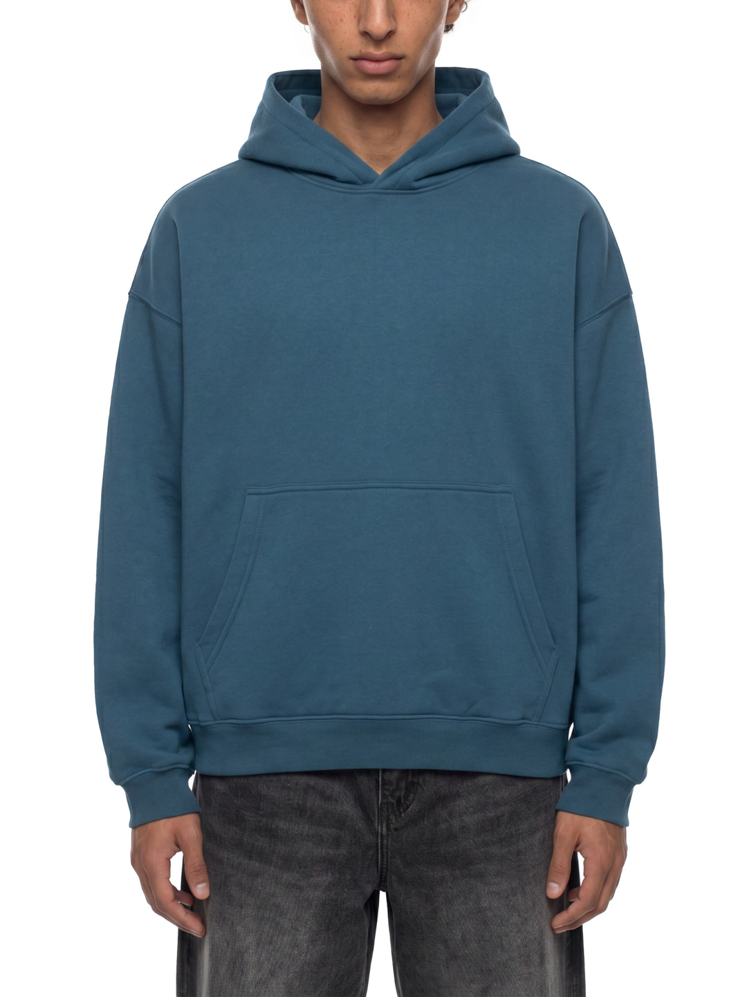 MEN HODDIES Oversized Boxy Fit Fleece Hoodie