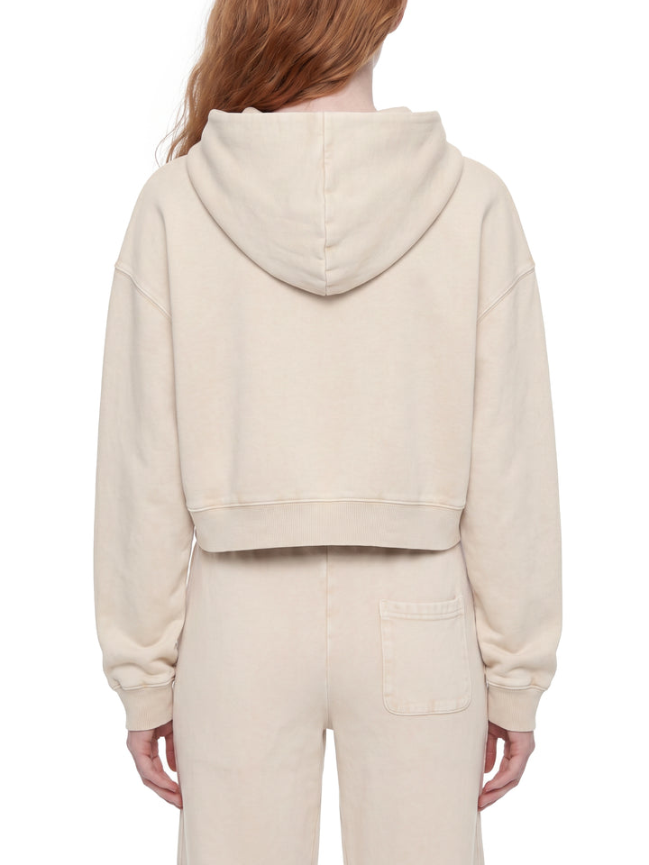 Women’s HODDIES Mineral Washed Crop Hoodie