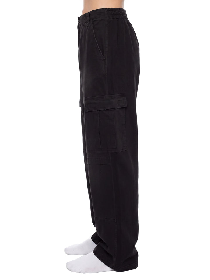 WOMEN PENT  Sunfade Washed Fleece Cargo Pants