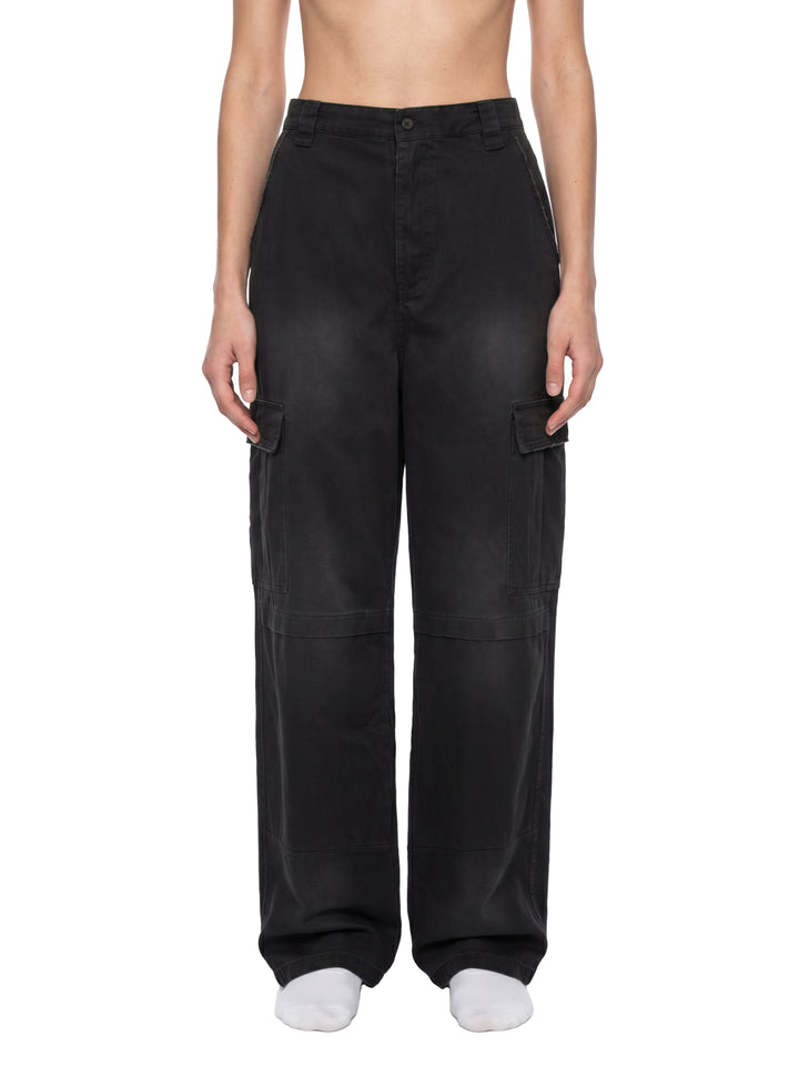 WOMEN PENT  Sunfade Washed Fleece Cargo Pants