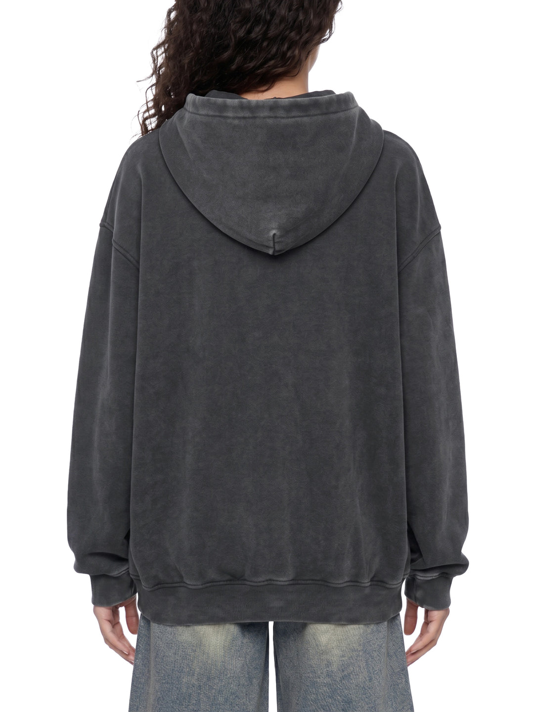 women hoddies Snow Wash Fleece Oversize Hoodie