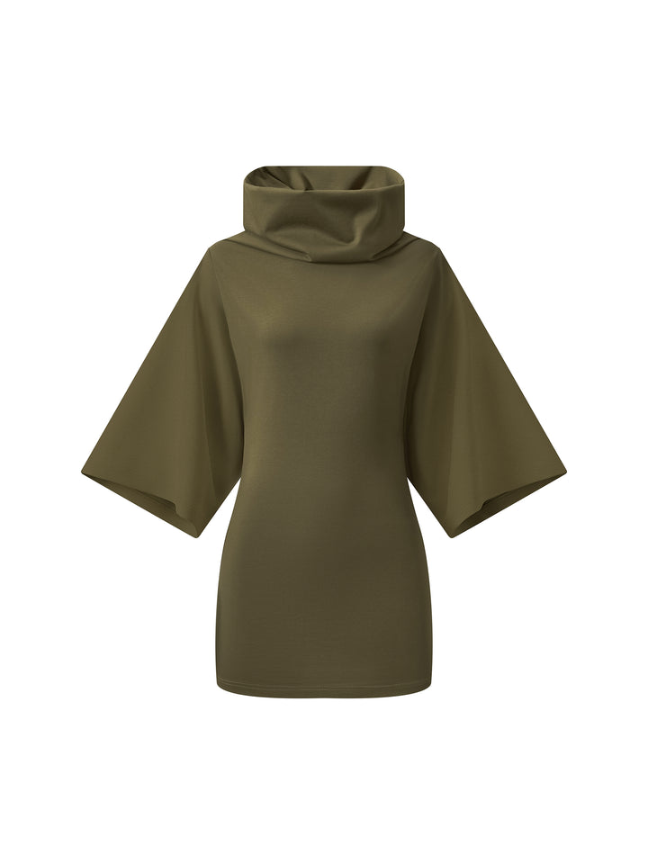 Women’s one piece Turtleneck Batwing T-Shirt