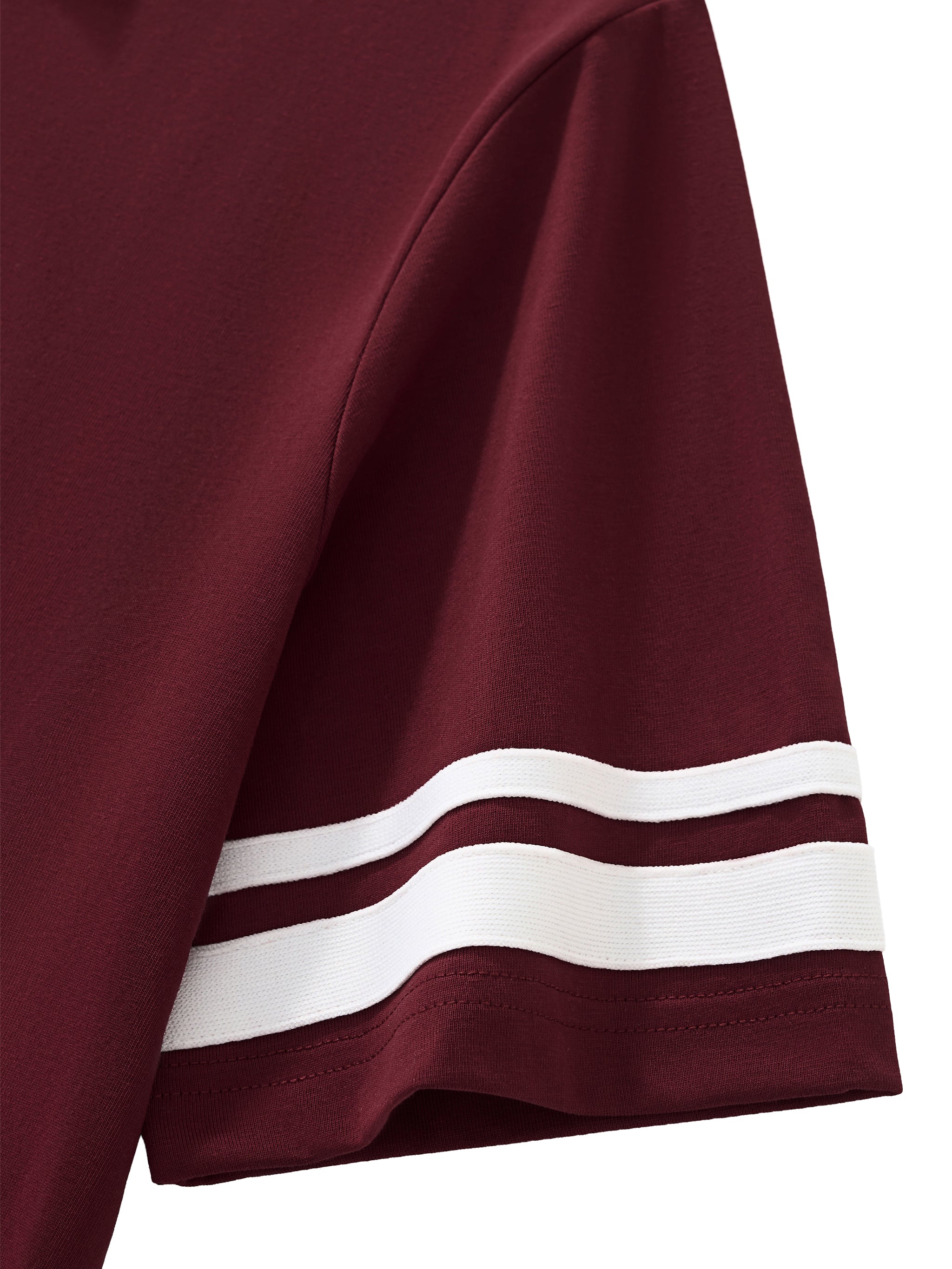 Women's brand Striped Color Block Polo Dress