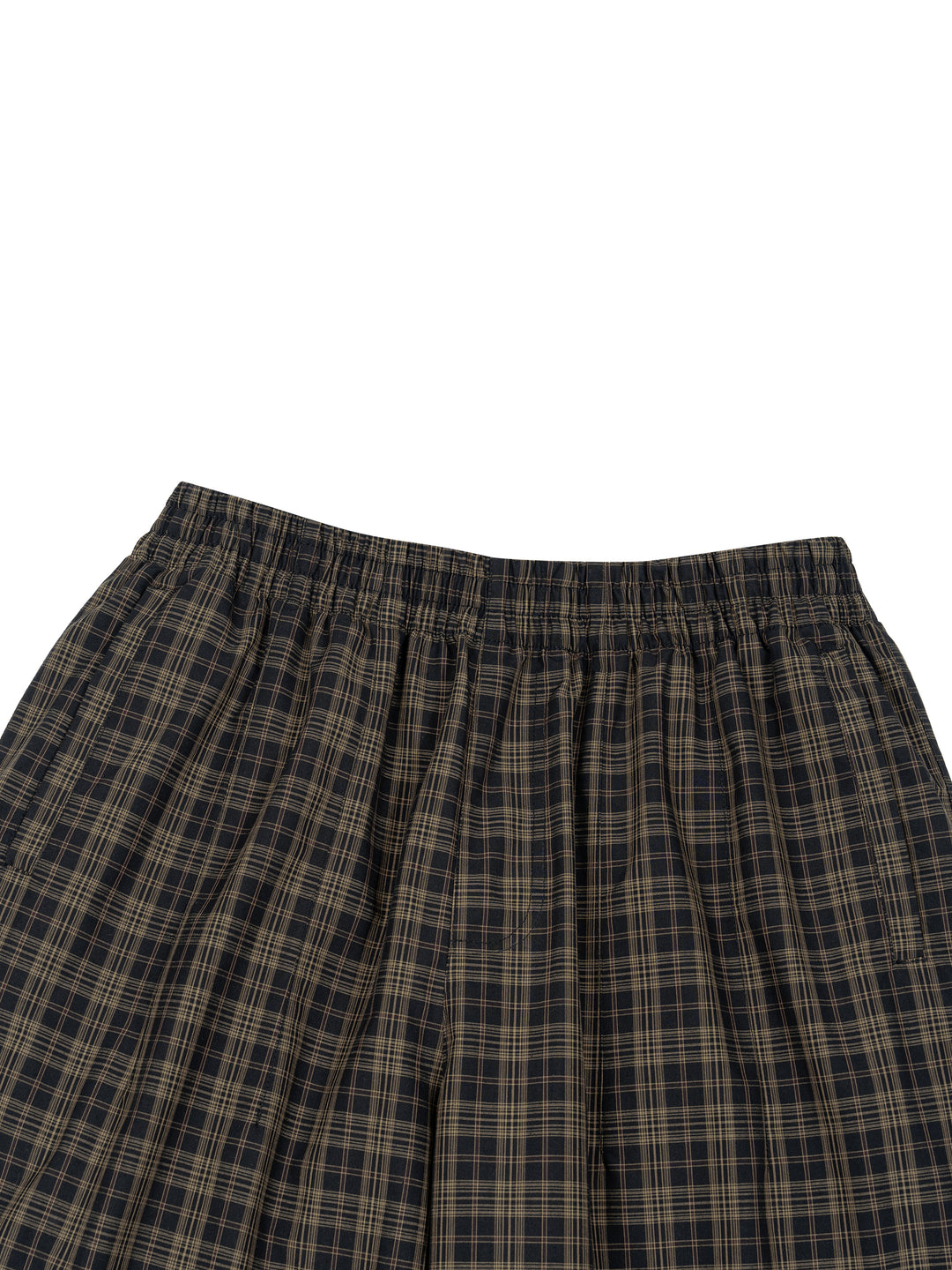 WOMEN PENT Plaid Wide Leg Pants