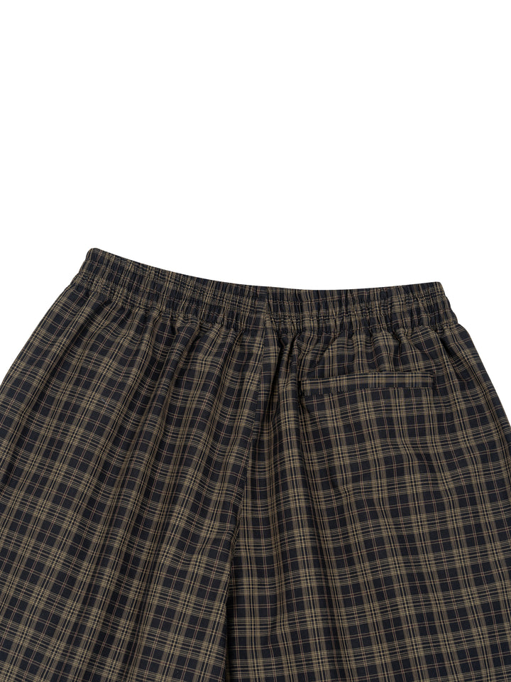 WOMEN PENT Plaid Wide Leg Pants