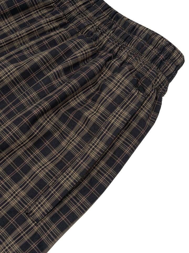 WOMEN PENT Plaid Wide Leg Pants