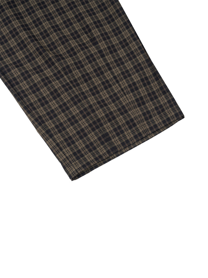 WOMEN PENT Plaid Wide Leg Pants