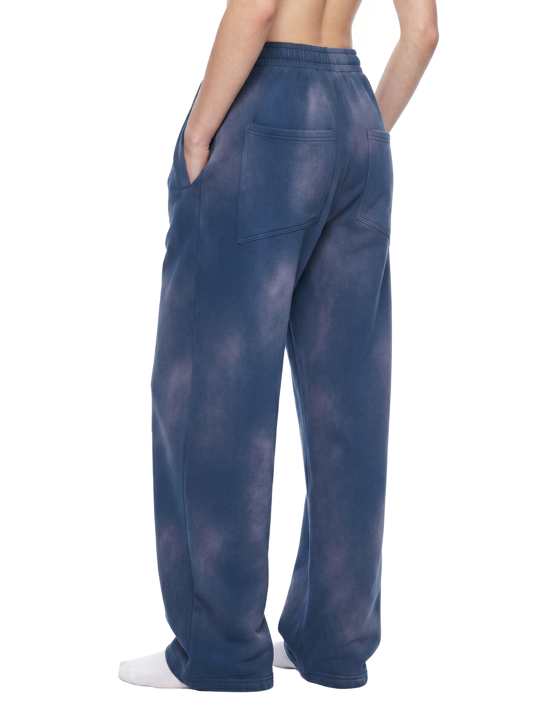 WOMEN PENT  Sunfade Wide Leg Fleece Sweatpants