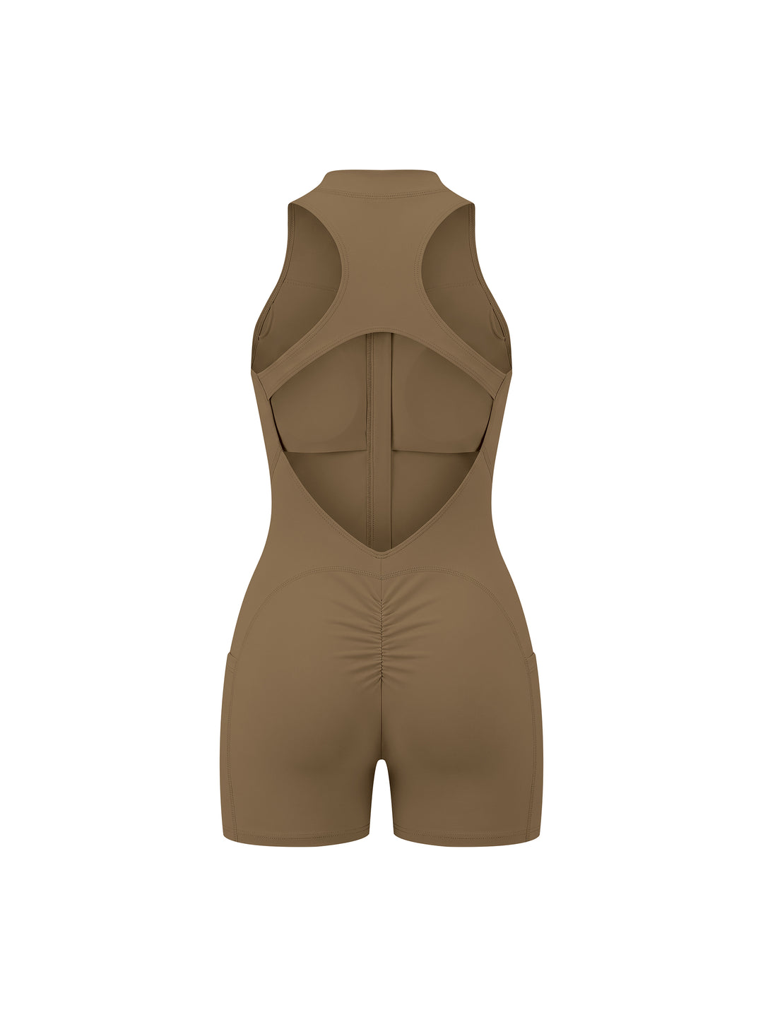 Women’s gym wear Quarter-Zip Yoga Romper
