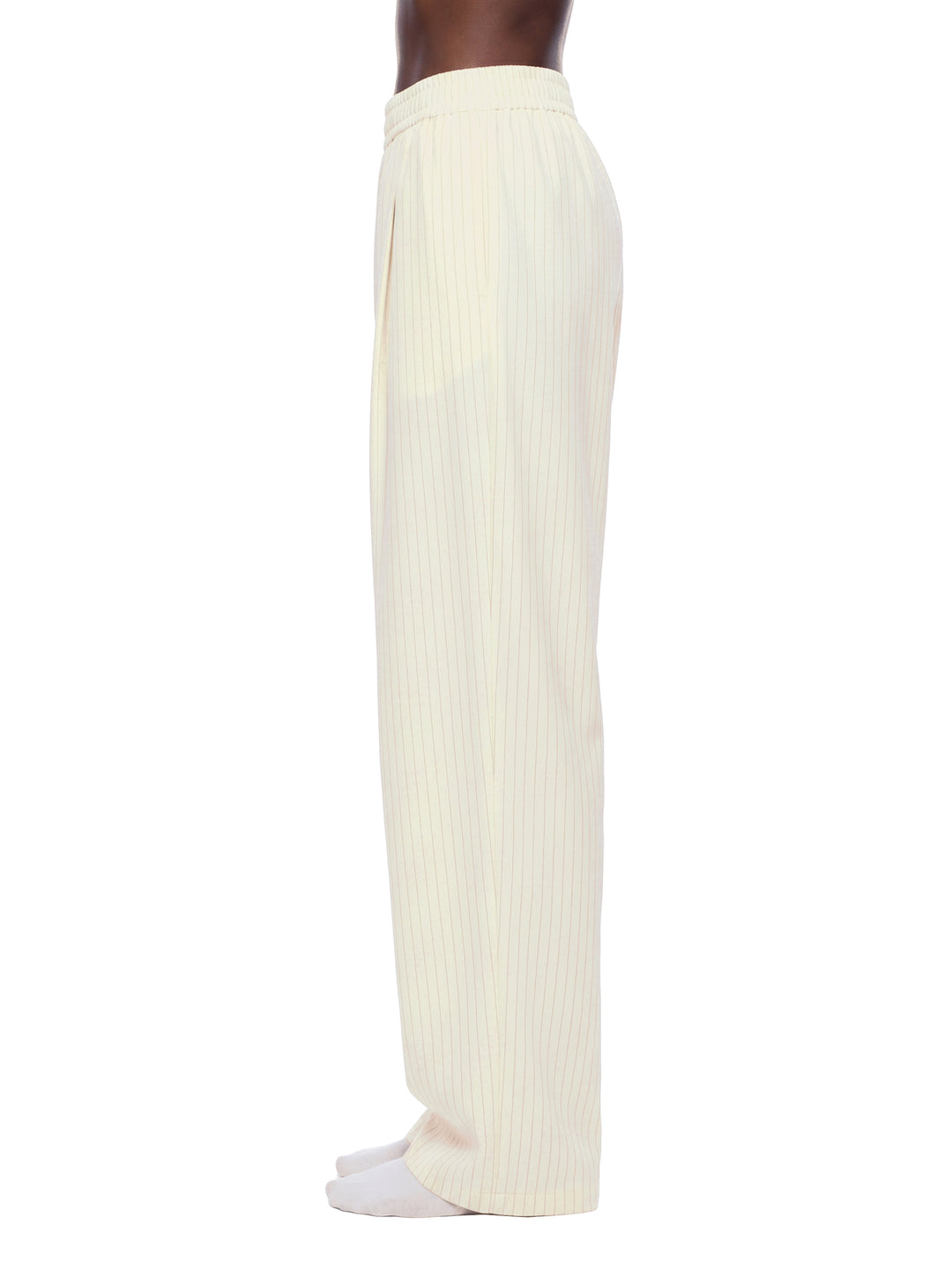 WOMEN PENT  Striped Pleated Pants
