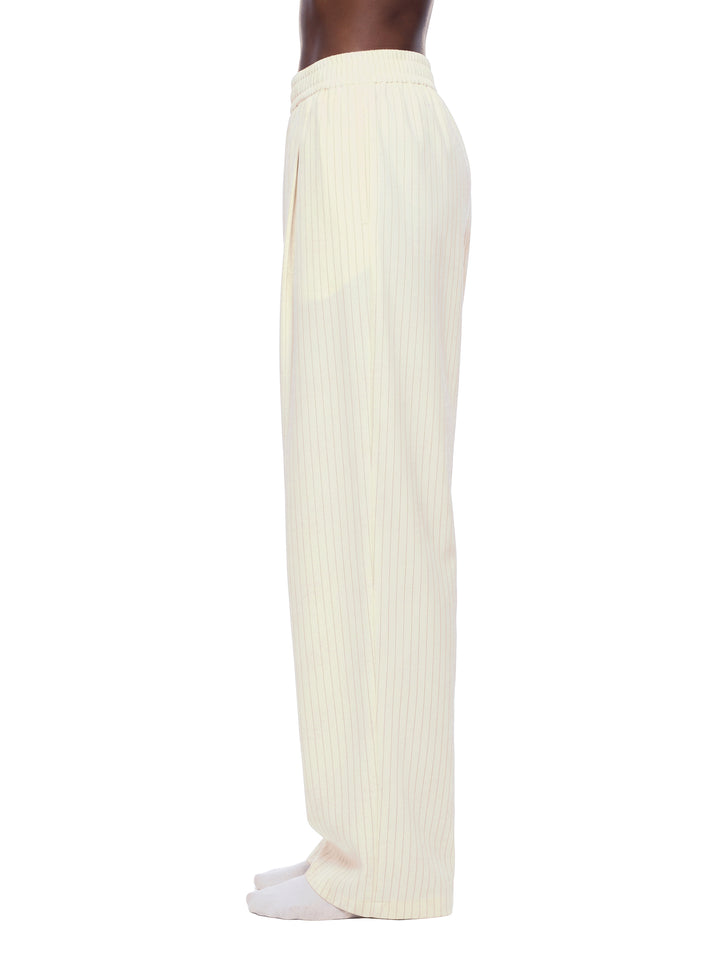 WOMEN PENT  Striped Pleated Pants